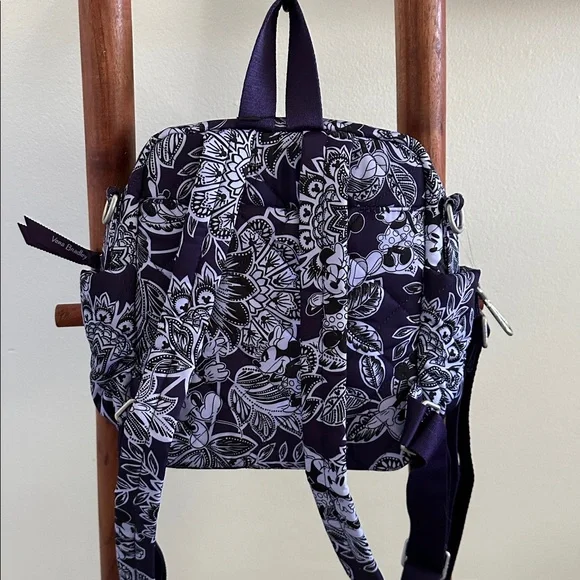 NWT Disney Convertible Small Backpack - Mickey & Minnie’s Flirty Floral Tonal NWT Disney Convertible Small Backpack - Mickey &amp  main image 4
